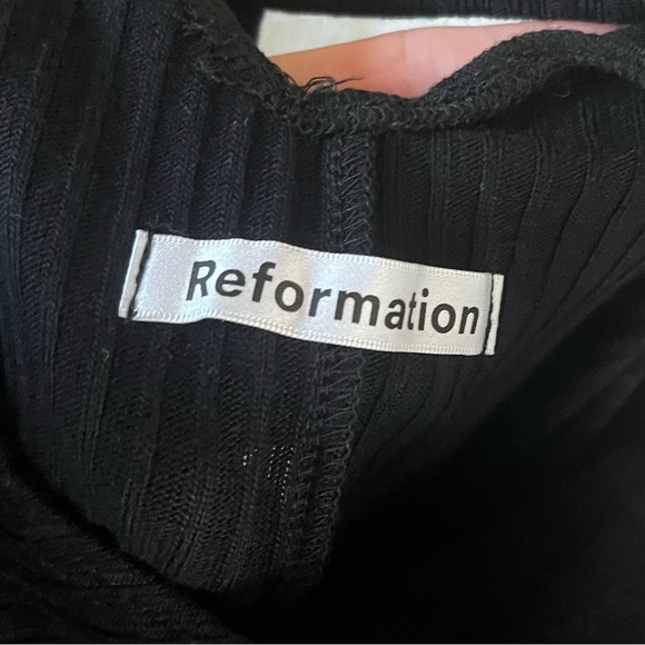 Reformation black Brant maxi dress NWT - Picture 4 of 6